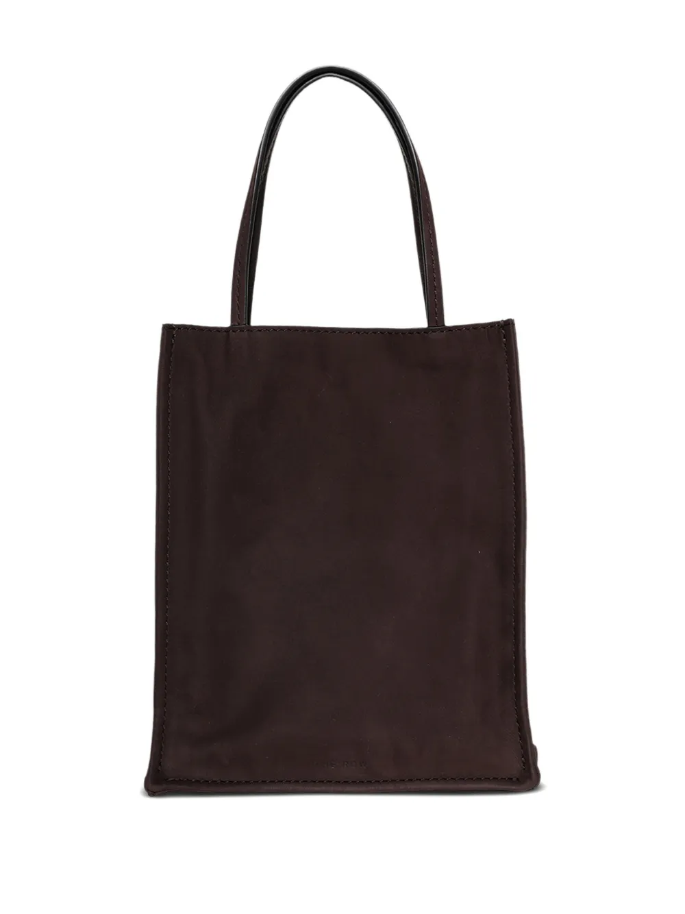 The Row Small To Go Tote Bag In Burgundy