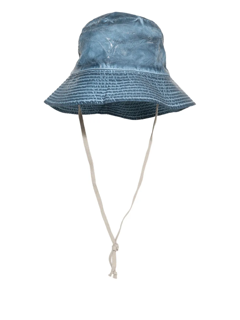 Rick Owens DRKSHDW bob à effet froissé | bleu | Image 1