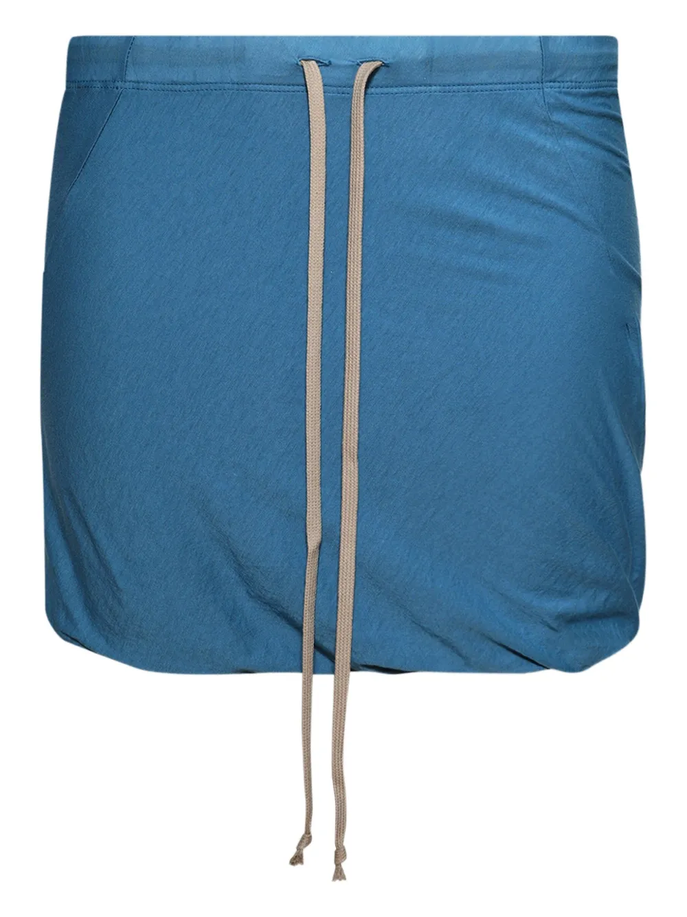Rick Owens DRKSHDW Buds drawstring mini skirt | Blue | Image 1