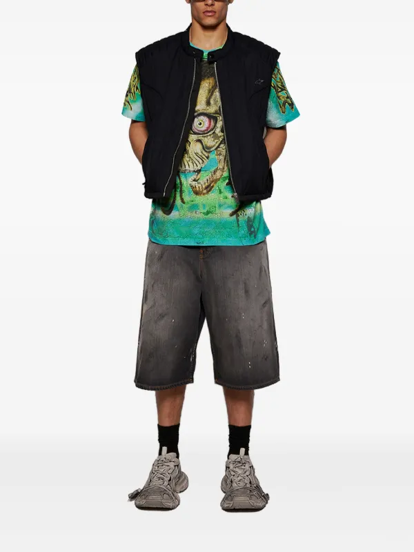 HELLSTAR グラフィック Tシャツ | グリーン | FARFETCH JP