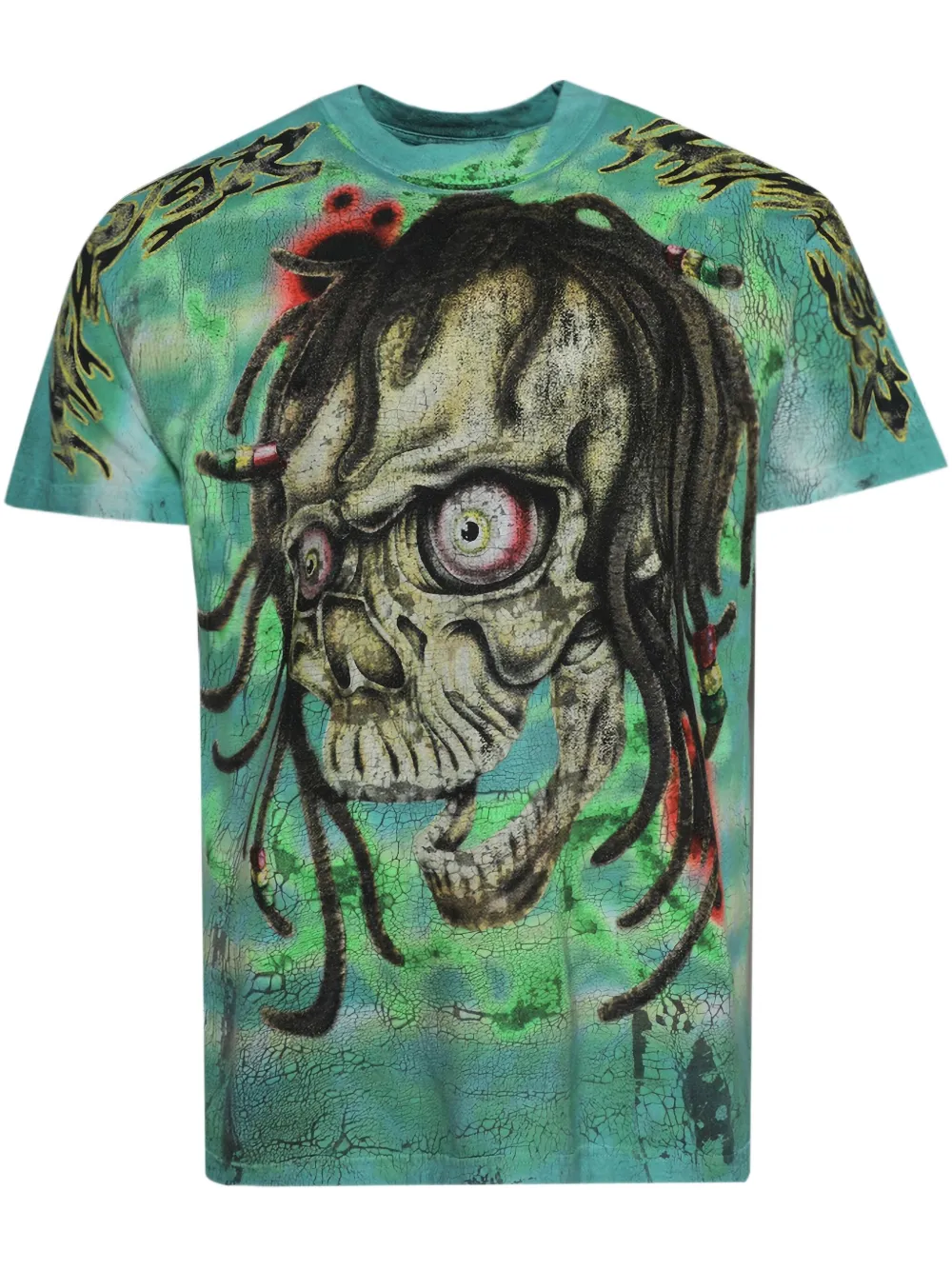 Hellstar Graphic-print T-shirt In Green