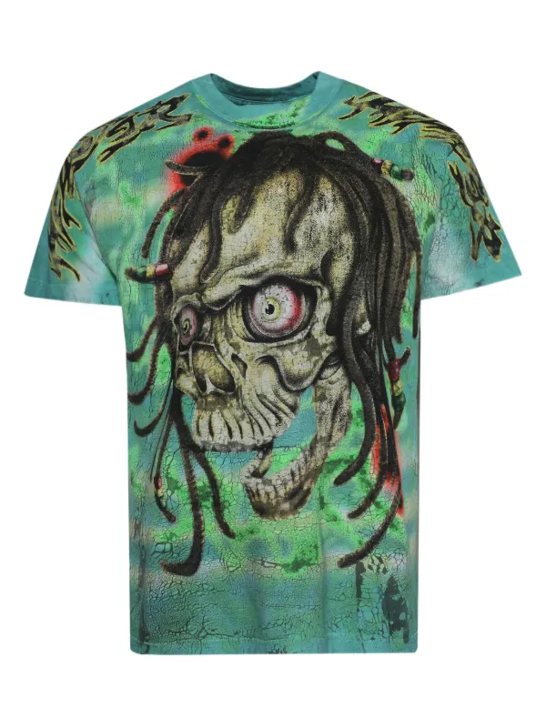 HELLSTAR グラフィック Tシャツ | グリーン | FARFETCH JP