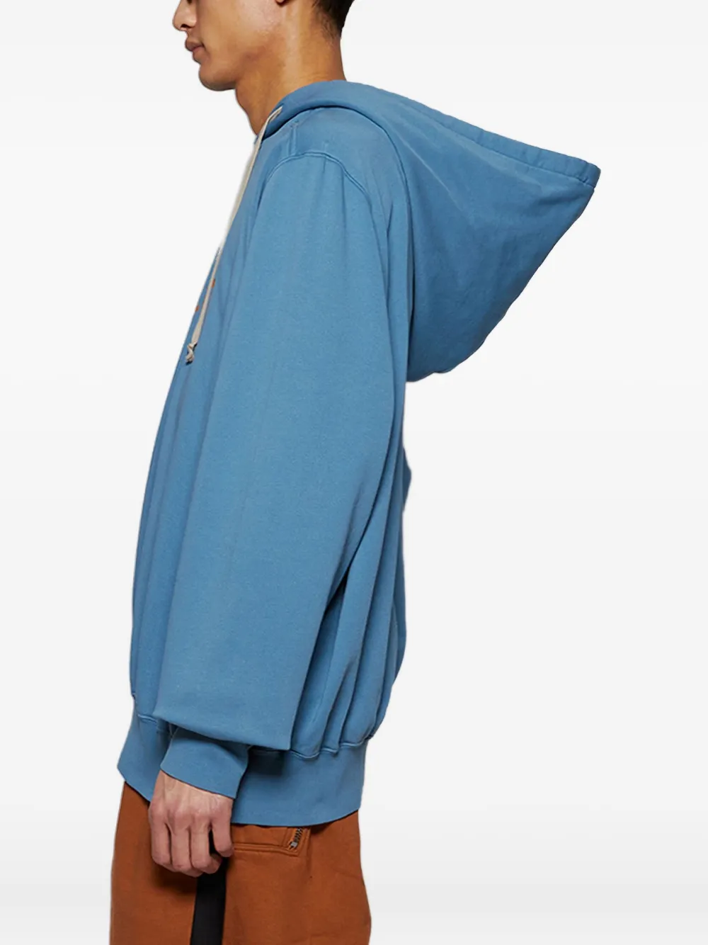 Rick Owens DRKSHDW Hoodie met print Blauw