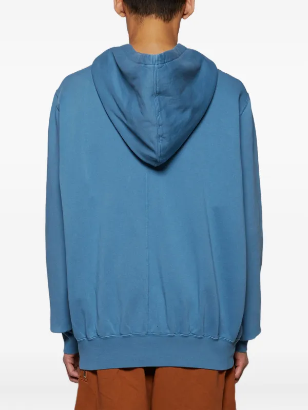 Rick Owens DRKSHDW graphic-print Hoodie | Blue | FARFETCH