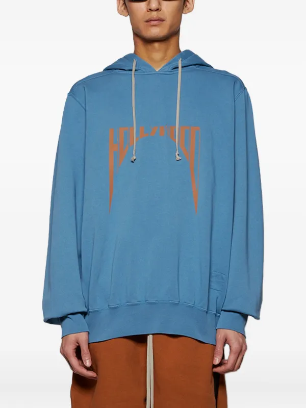 Rick Owens DRKSHDW グラフィック パーカー | ブルー | FARFETCH JP