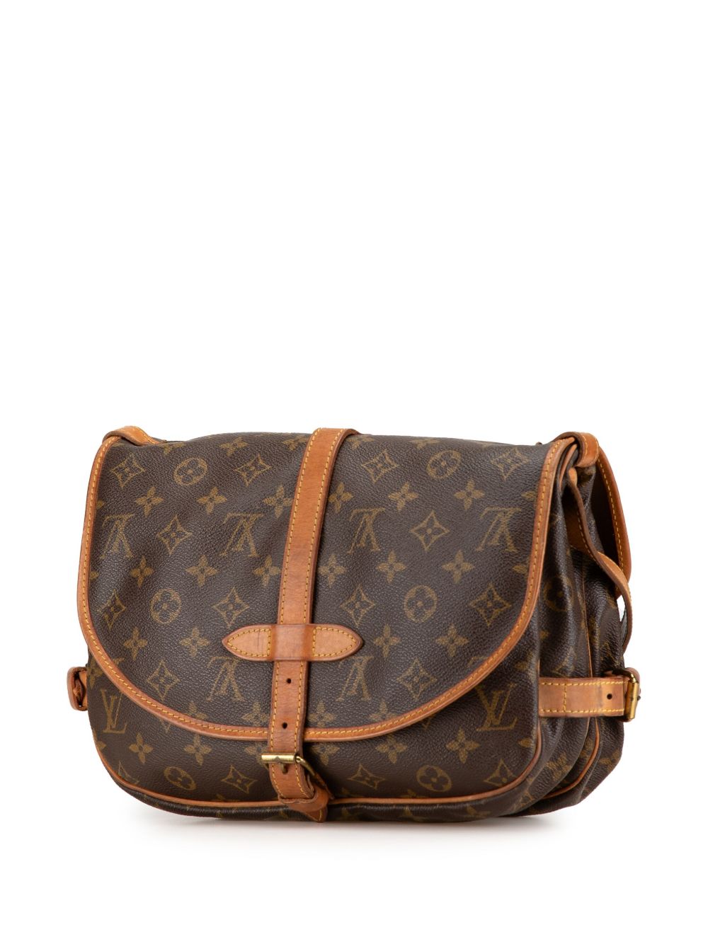 LOUIS VUITTON 1991 MONOGRAM SAUMUR 30 CROSSBODY BAG