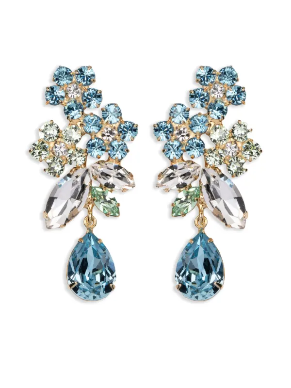 Jennifer Behr Bouquet ピアス | ブルー | FARFETCH JP