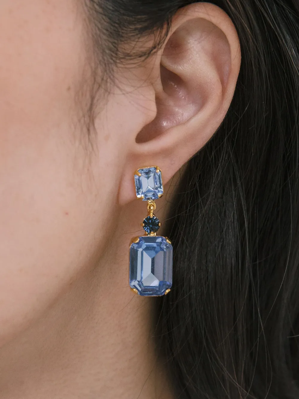 Jennifer Behr Justine earrings - Blauw