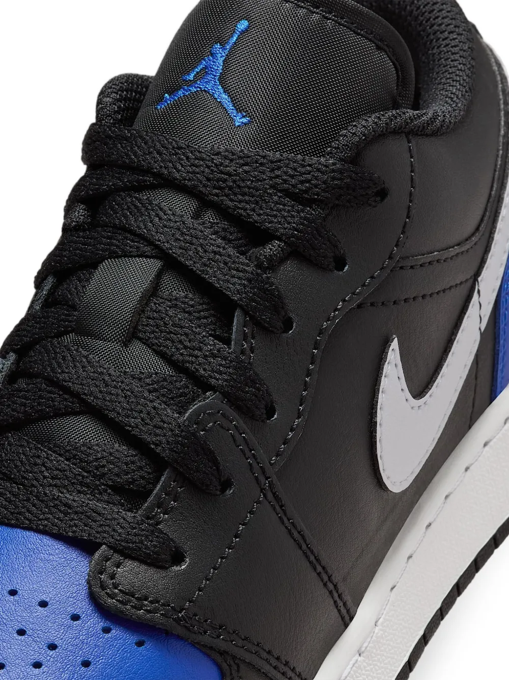Jordan Kids Jordan 1 Low "Game Royal" sneakers Black