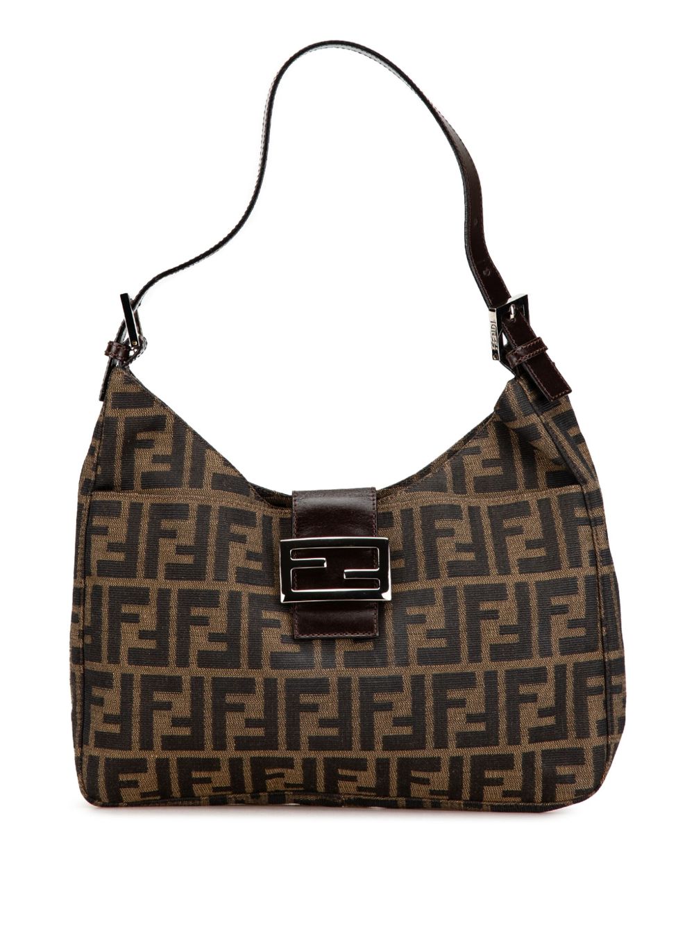 Fendi Pre-Owned 2000-2010 Zucca Canvas shoulder bag - Brown