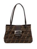 Fendi Pre-Owned 2000-2023 Zucca Canvas shoulder bag - Brown