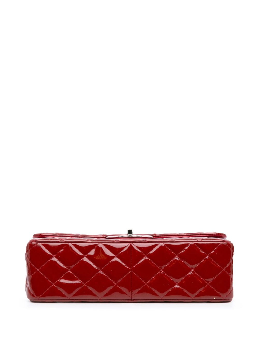 CHANEL 2011 JUMBO CLASSIC PATENT DOUBLE FLAP SHOULDER BAG