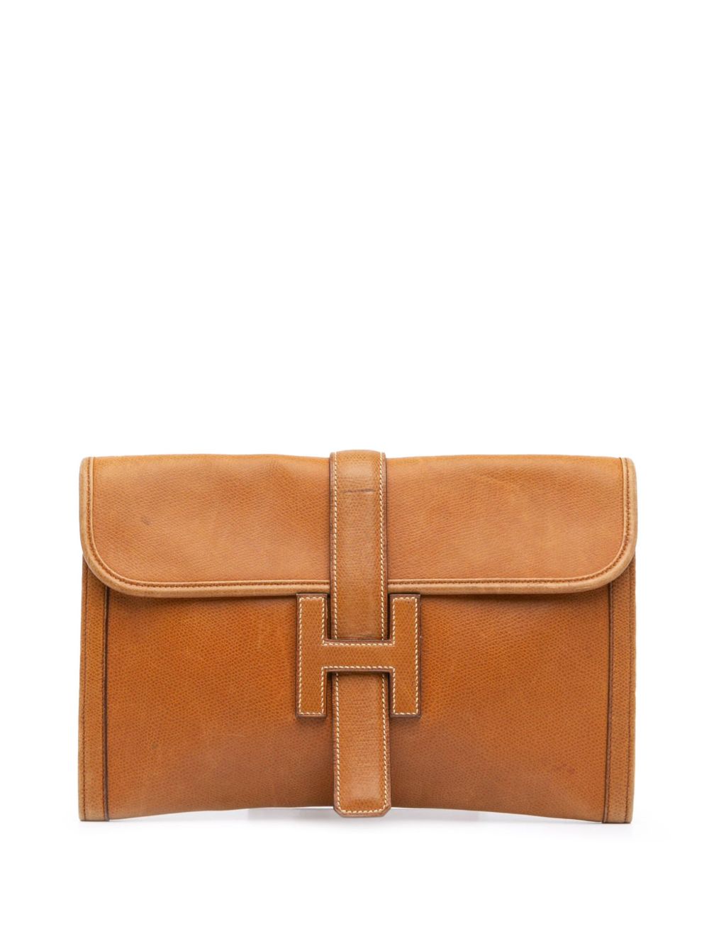 HERMES 1978 COURCHEVEL JIGE ELAN 29 CLUTCH BAG