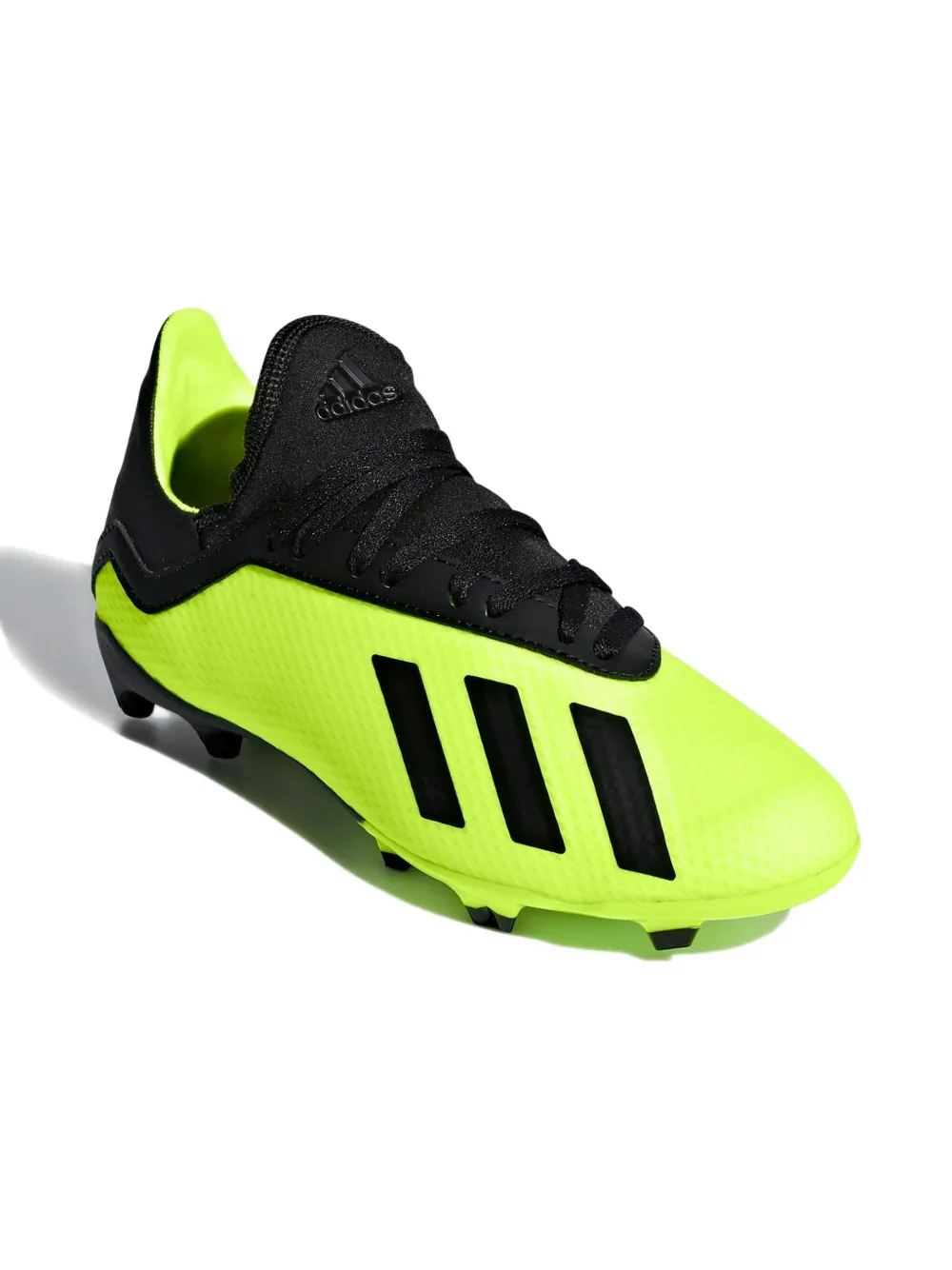 Adidas Kids X 18.3 Firm Ground "Solar Yellow Core Black Solar Yellow" sneakers Green