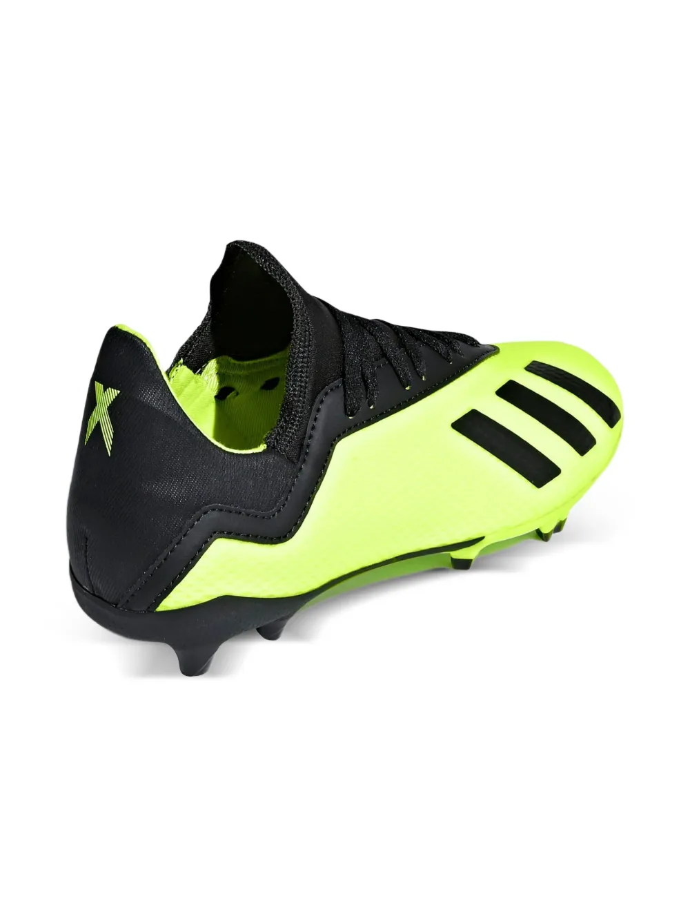 adidas Kids X 18.3 Firm Ground "Solar Yellow Core Black Solar Yellow" sneakers Green