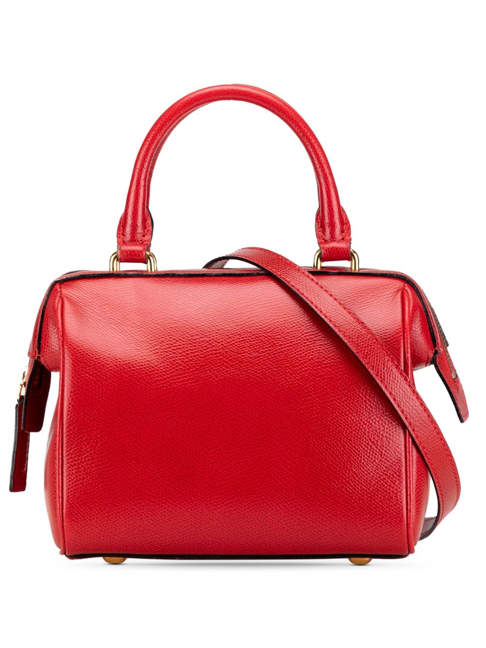 Céline Pre-Owned 1994 Mini Calfskin satchel - Red