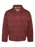 The Elder Statesman check-patterned zip-up jacket - Brown