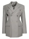 WARDROBE.NYC Contour double-breasted blazer - Grey