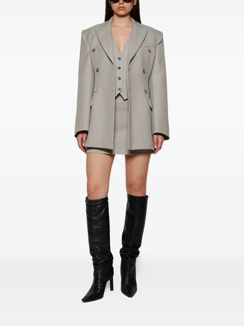 WARDROBE.NYC Contour double-breasted blazer | Blazers | Image 2