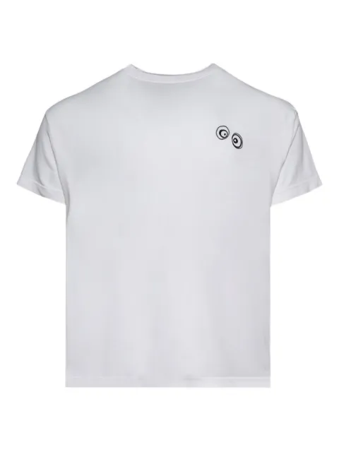 The Elder Statesman embroidered-eye motif T-shirt