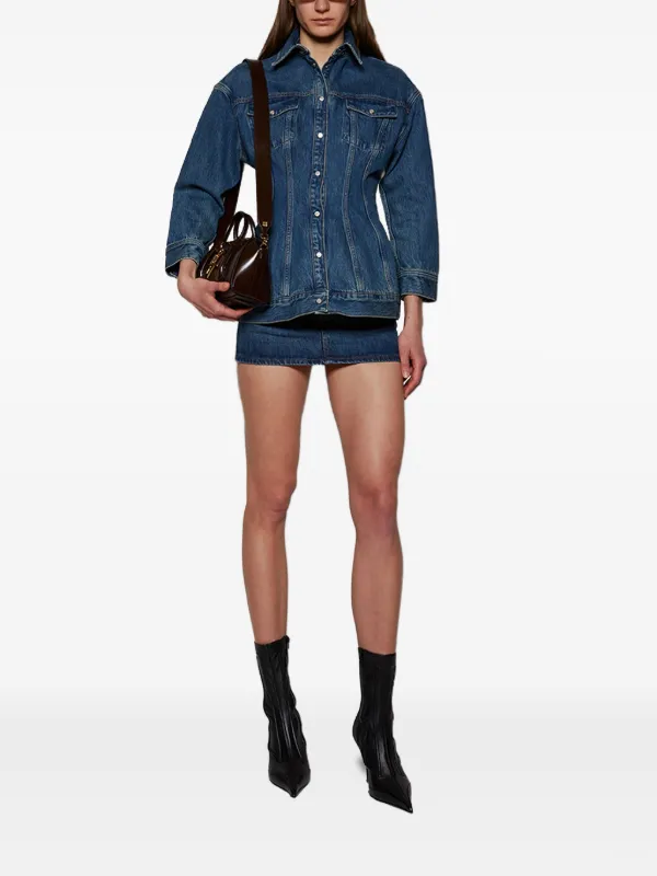 WARDROBE.NYC Contour Denim Jacket | Blue | FARFETCH