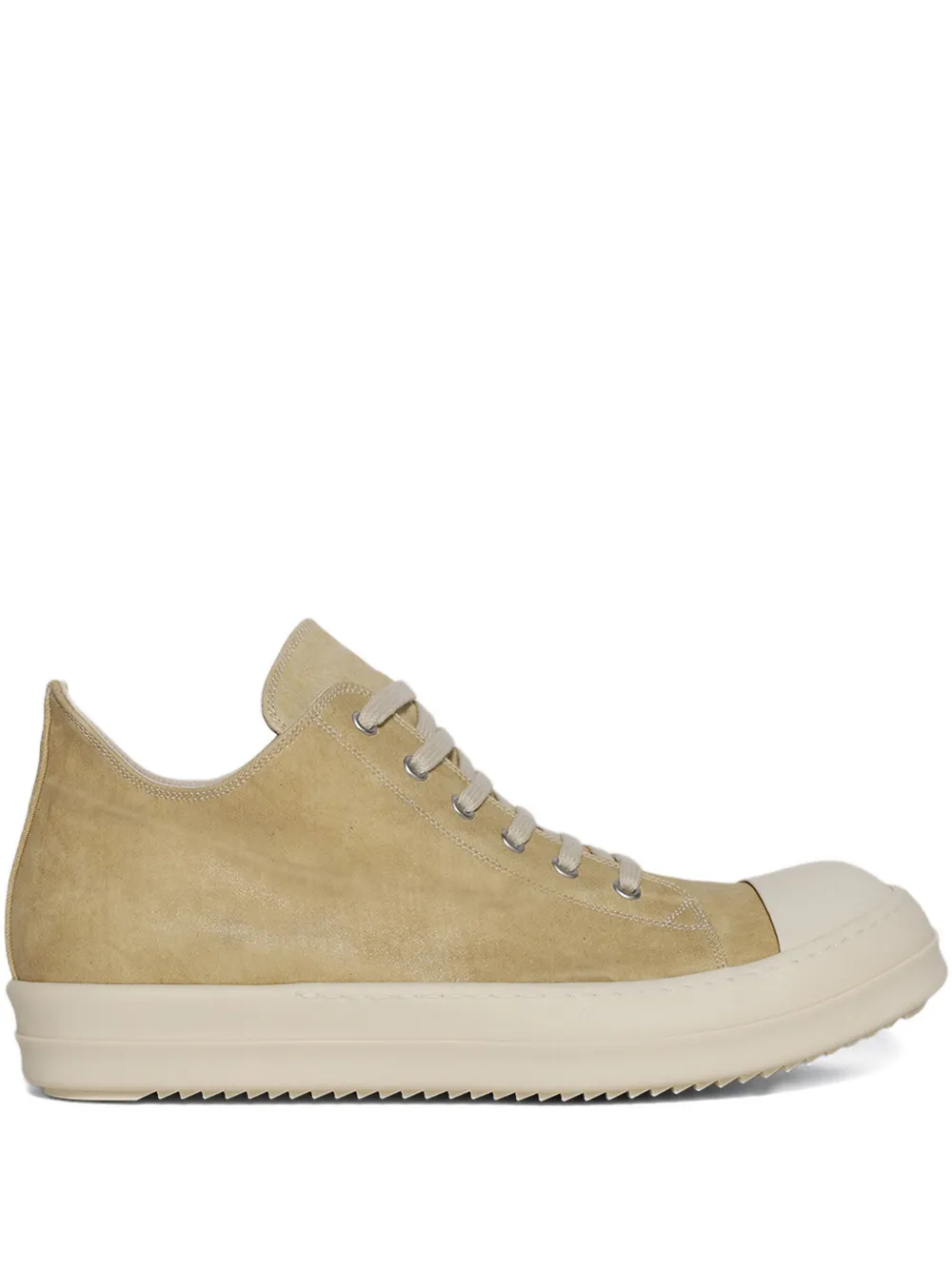Rick Owens DRKSHDW suede low-top sneakers Neutrals