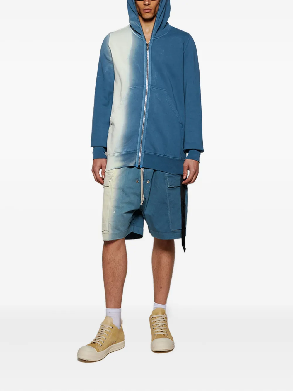Rick Owens DRKSHDW suede low-top sneakers Neutrals