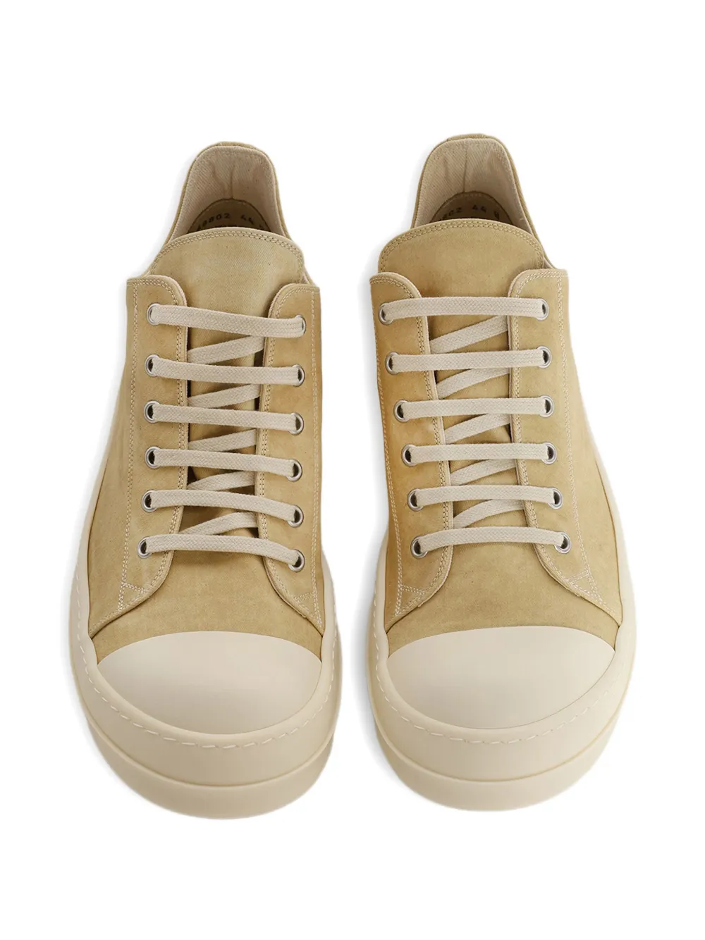 Rick Owens DRKSHDW suede low-top sneakers Neutrals