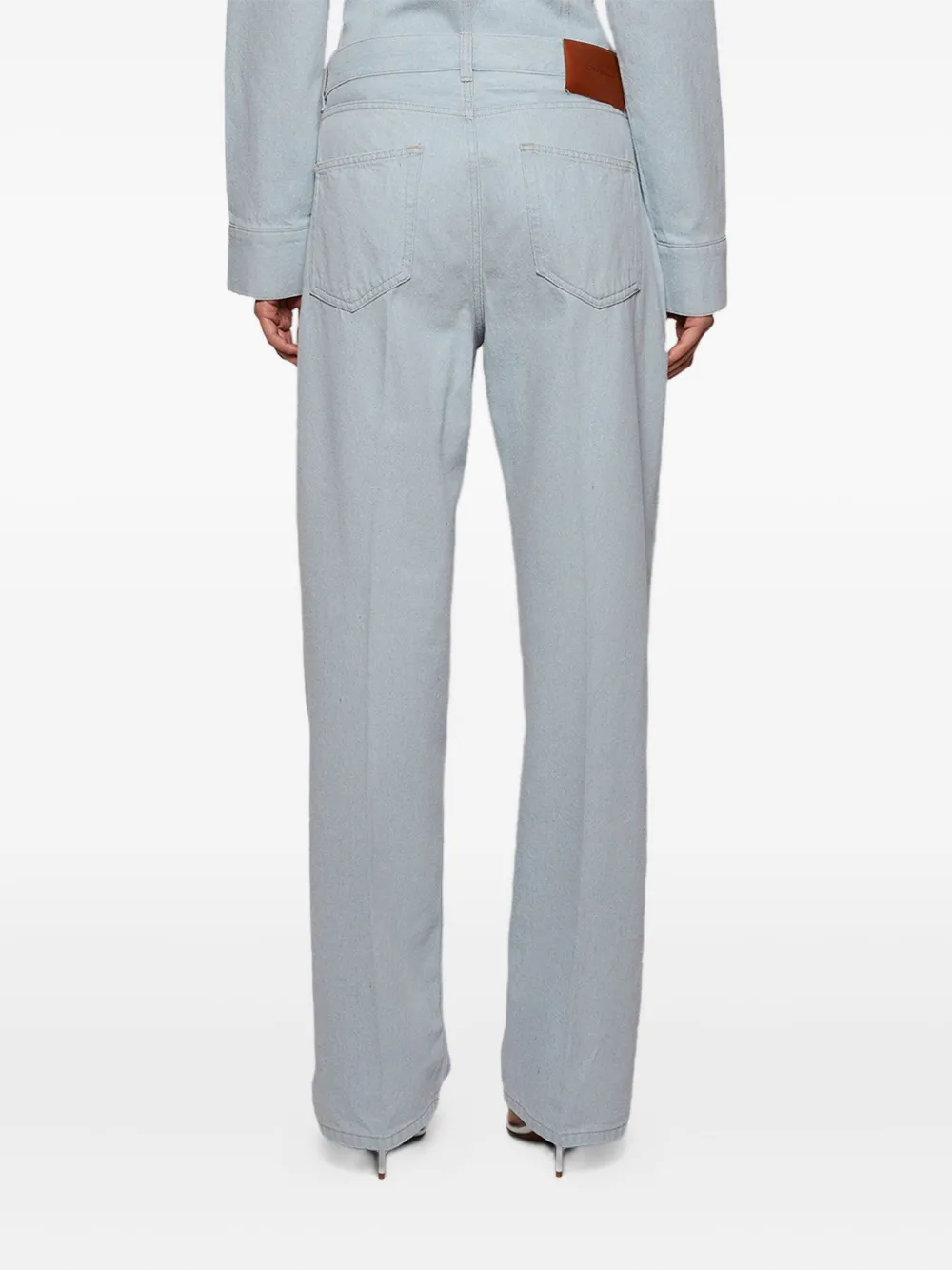 Victoria Beckham kick-pocket jeans Blauw