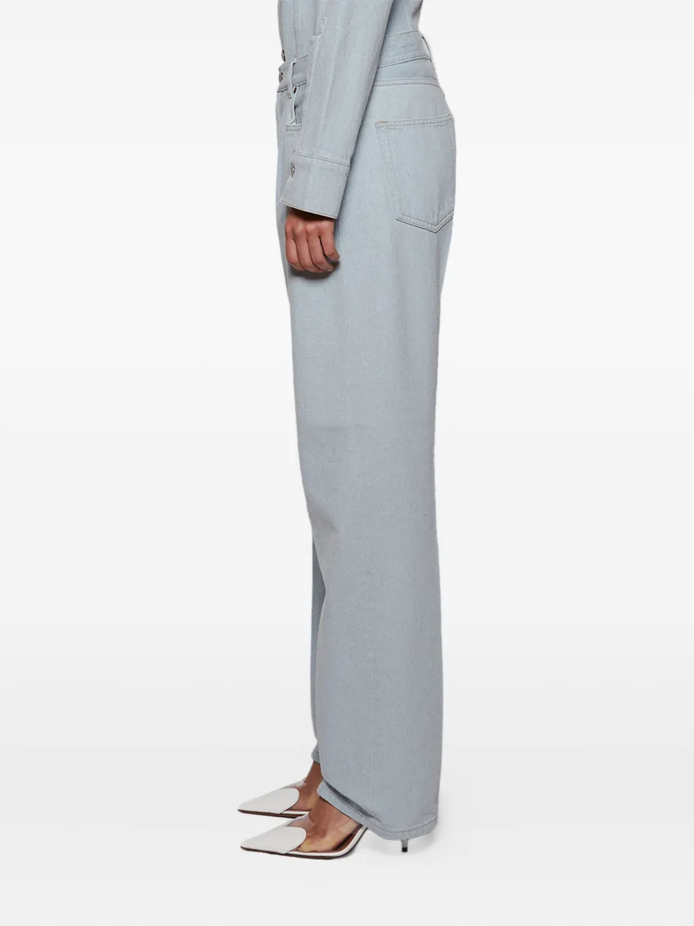 Victoria Beckham kick-pocket jeans Blauw