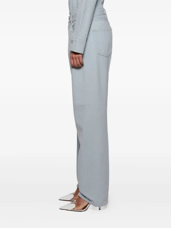 国内発| VICTORIA BECKHAM Kick-pocket ボーイフレンドジーンズ Victoria Beckham kick-pocket Jeans | Blue | FARFETCH