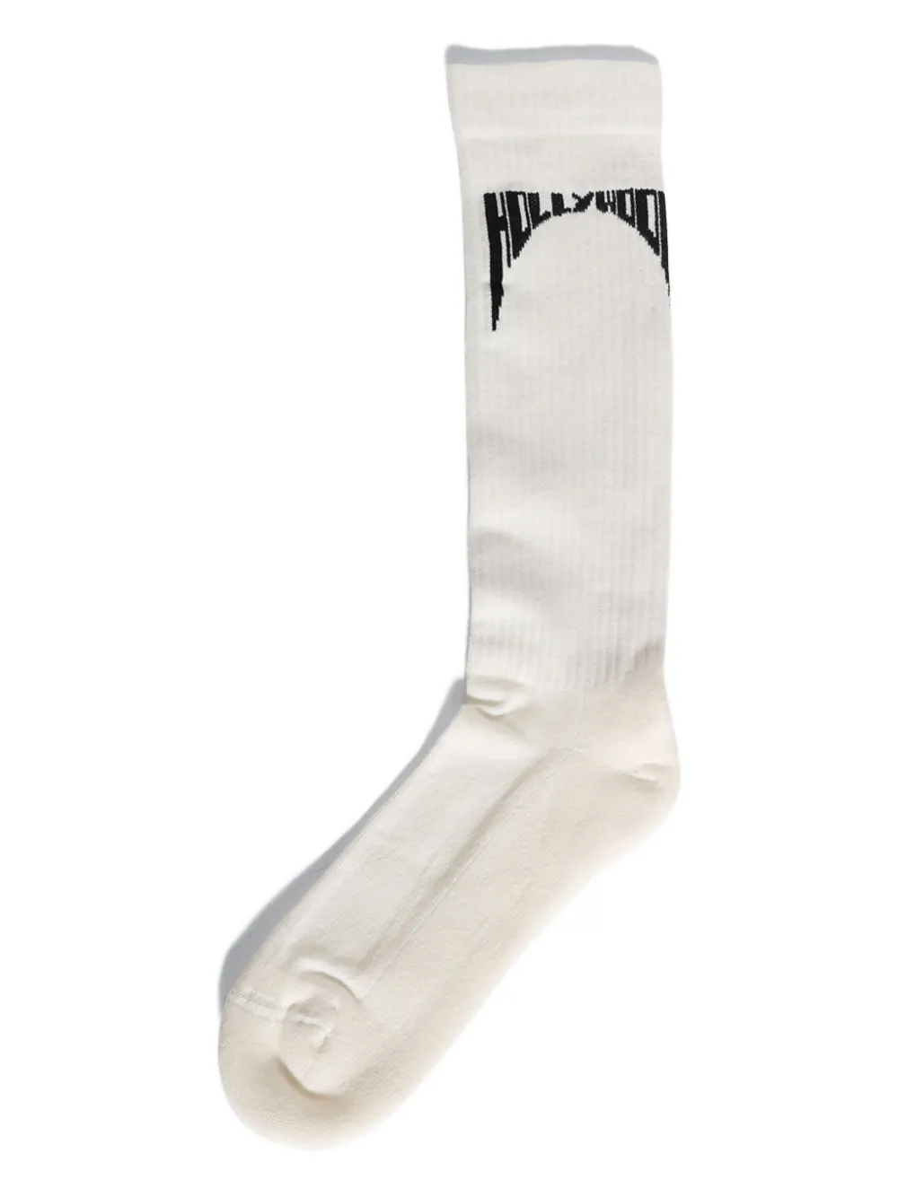 Rick Owens DRKSHDW logo-print knee-high socks | Image 2