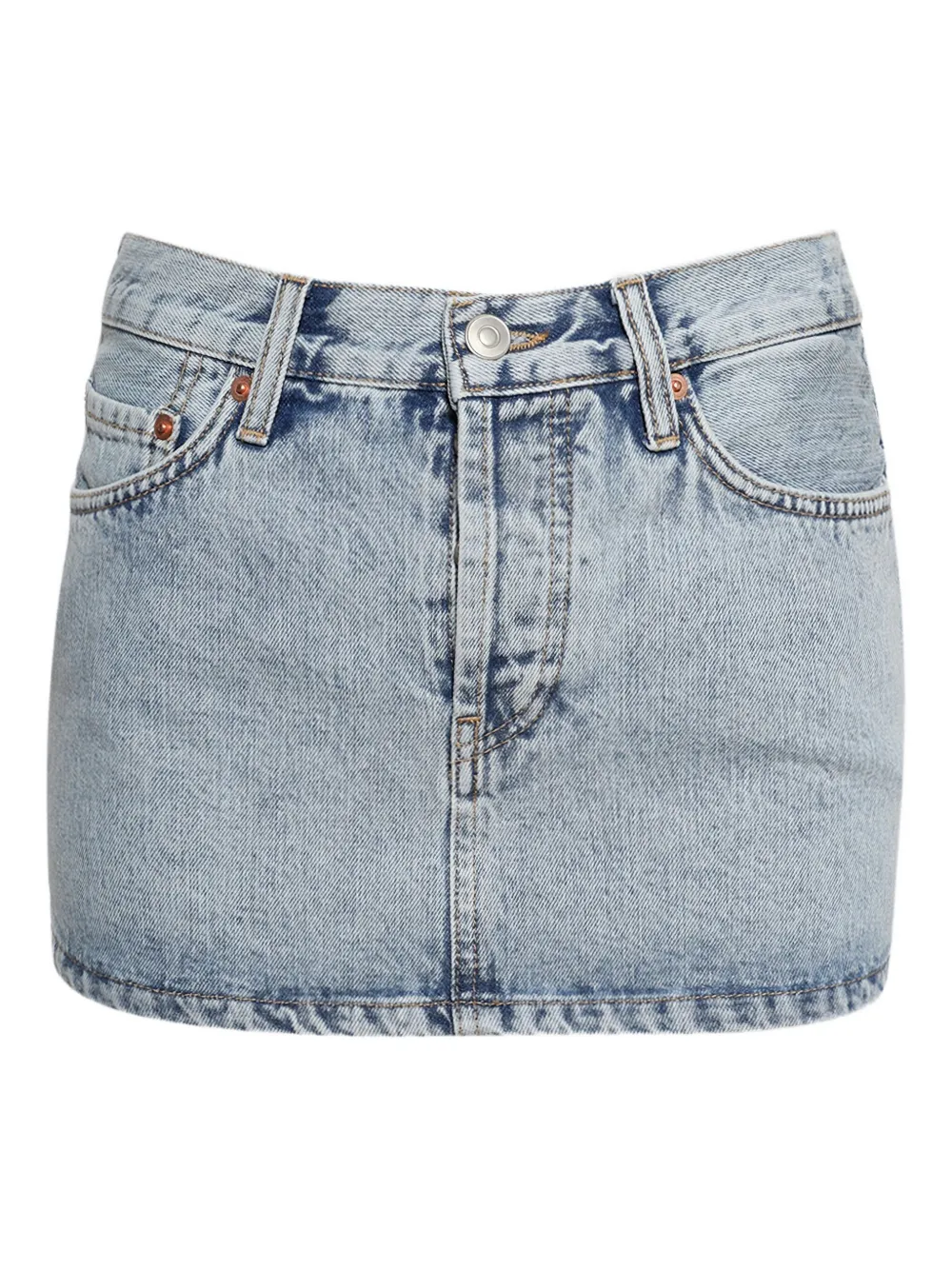 WARDROBE.NYC denim mini skirt | Blue | Image 1