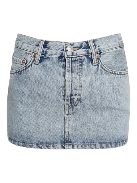 WARDROBE.NYC denim mini skirt