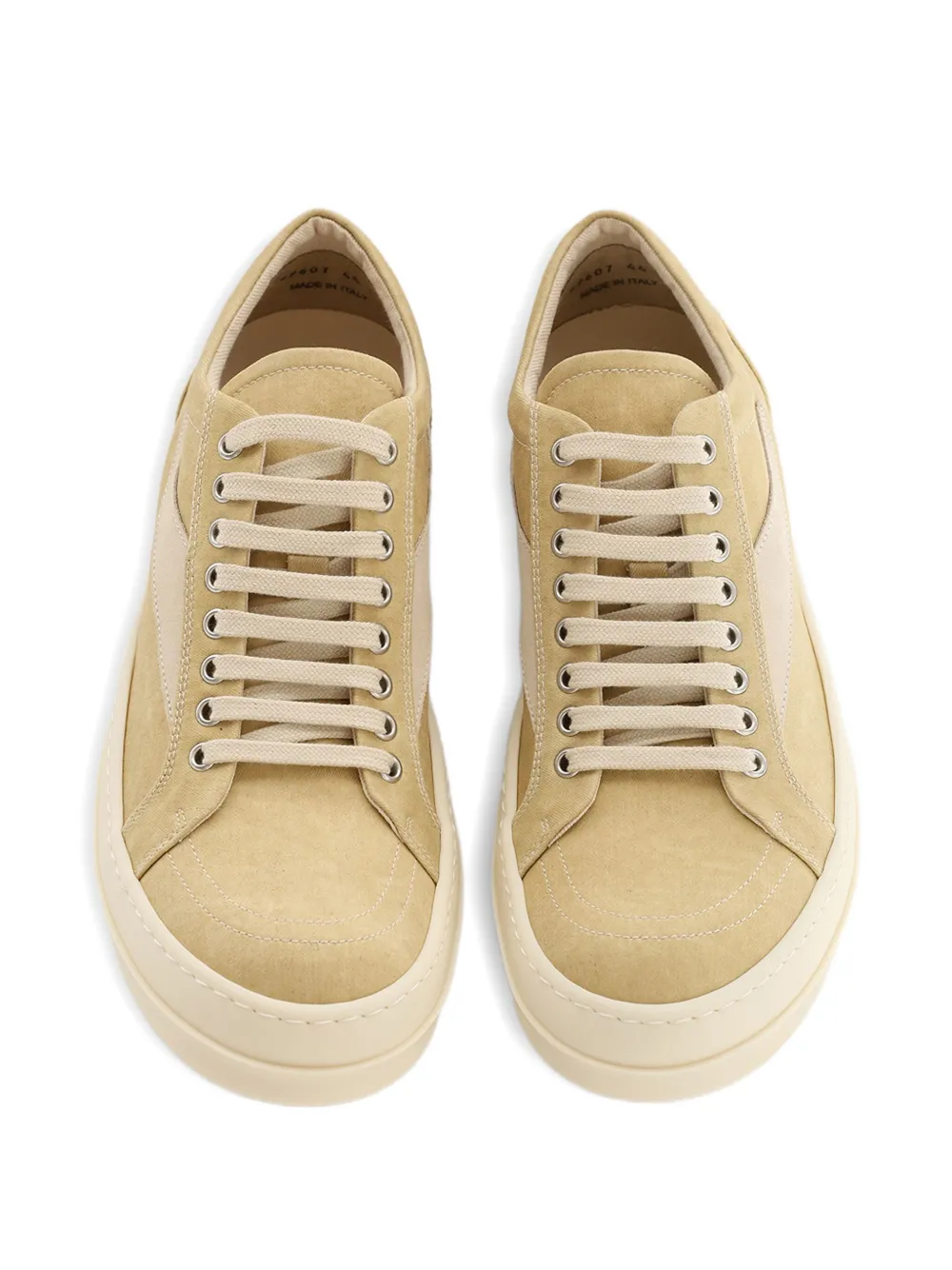 Rick Owens DRKSHDW suede lace-up sneakers Neutrals