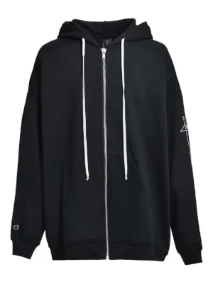 Jil Sander ジップアップ パーカー | ブラック | FARFETCH JP