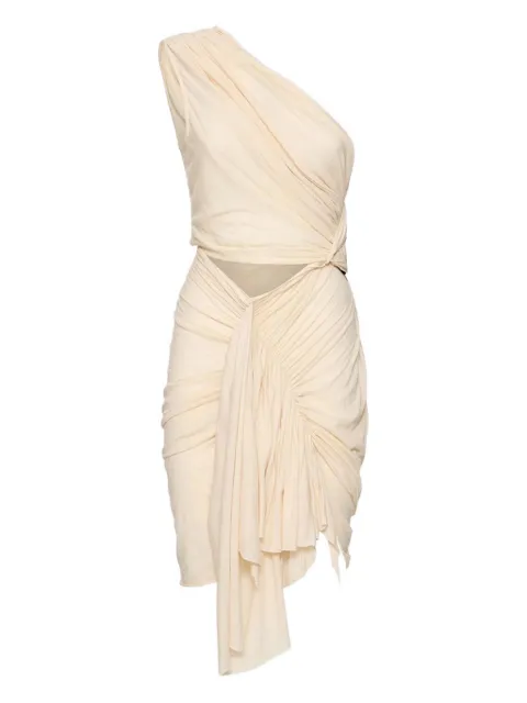 Rick Owens DRKSHDW vestido drapeado con diseño asimétrico