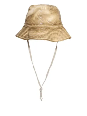 BUCKET HAT WITH ZIP BLACK - RICK OWENS DRKSHDW (リック