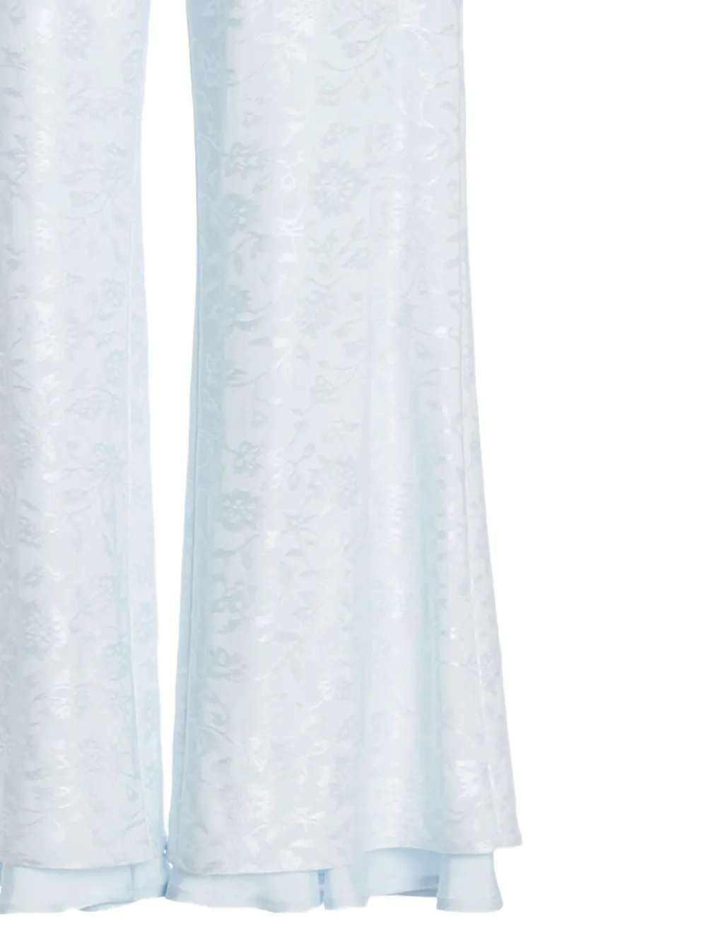 Jil Sander floral-print flared trousers | Flared & Bell-Bottom Pants | Image 2