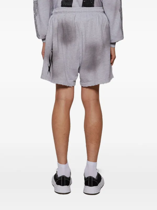 HELLSTAR グラフィック ショートパンツ | グレー | FARFETCH JP