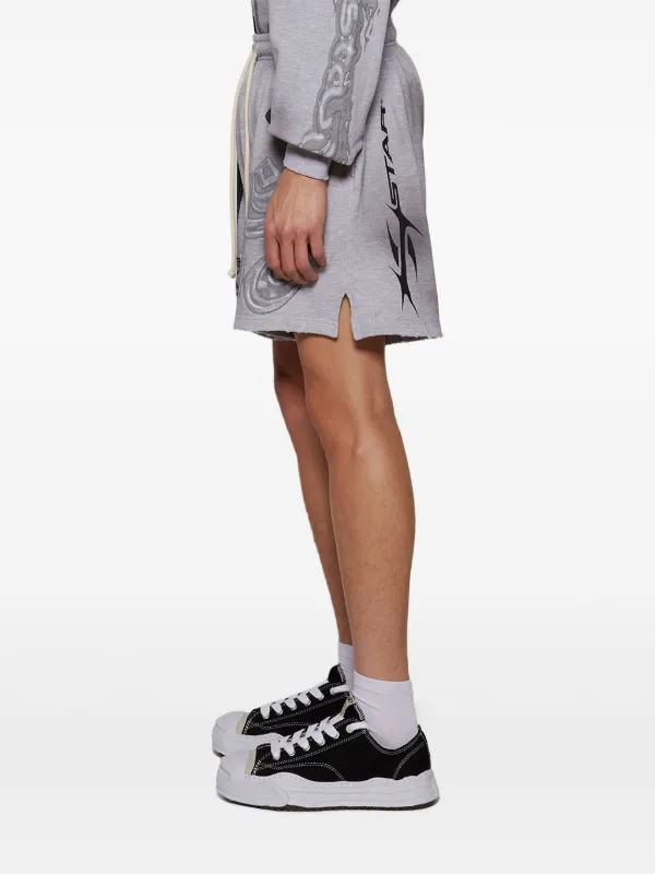 Hellstar Studios ショートパンツ 2 HELLSTAR グラフィック ショートパンツ | グレー | FARFETCH JP