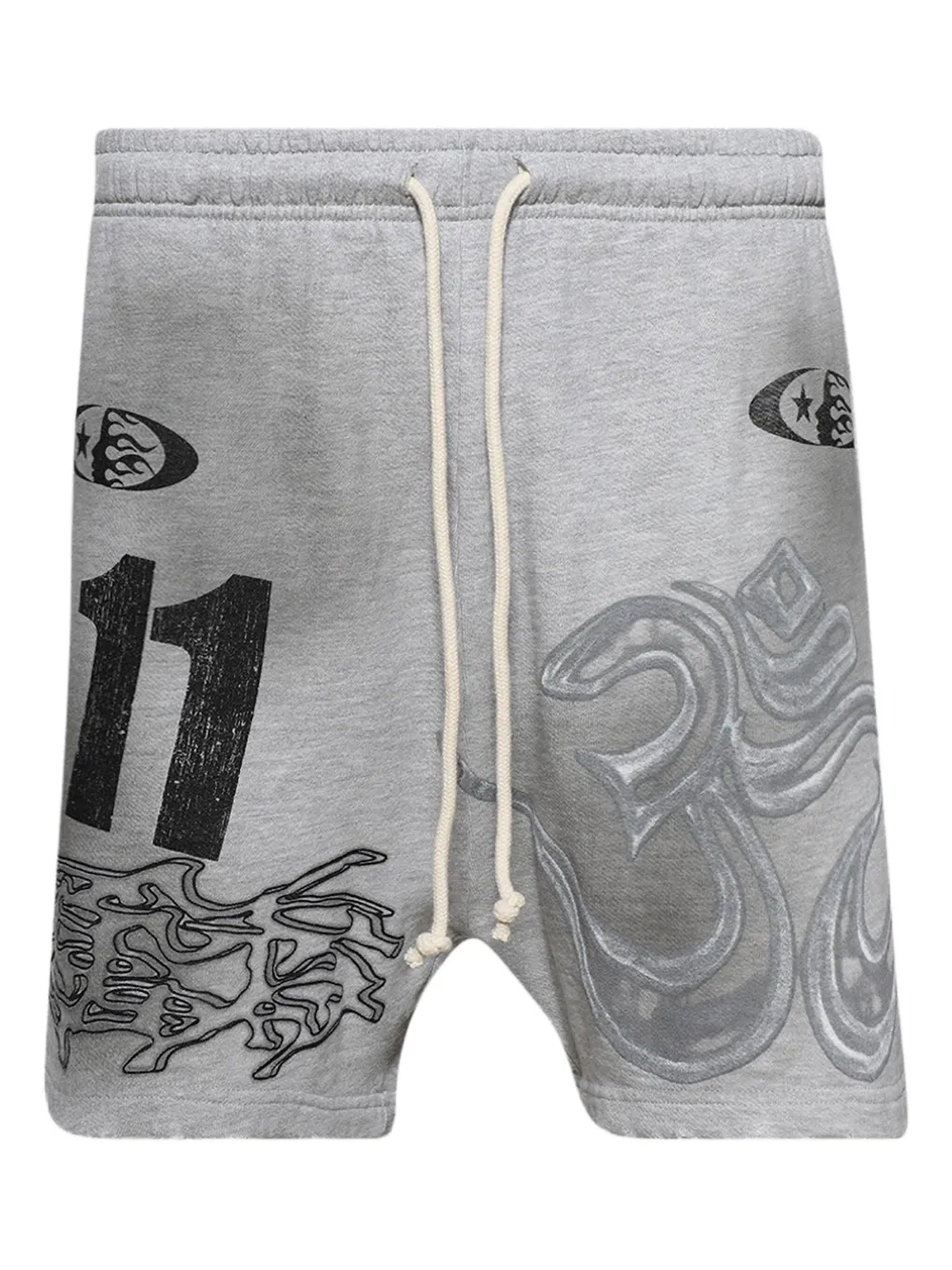 HELLSTAR bermudas con estampado gráfico | gris | Image 1