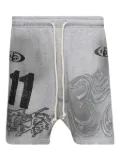 HELLSTAR graphic-print shorts - Grey