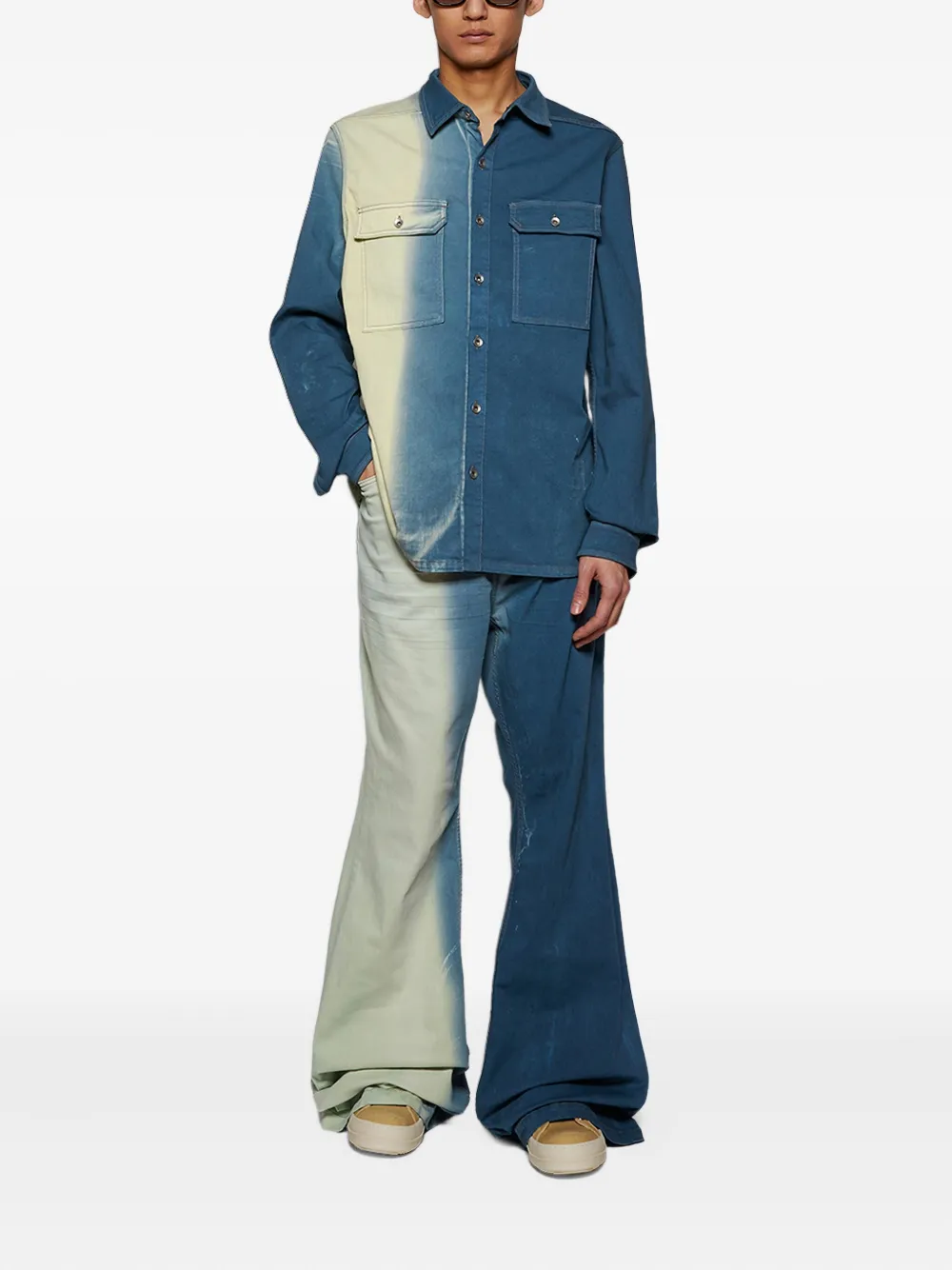 Rick Owens DRKSHDW ombré flared jeans | Jeans anchos | Image 2