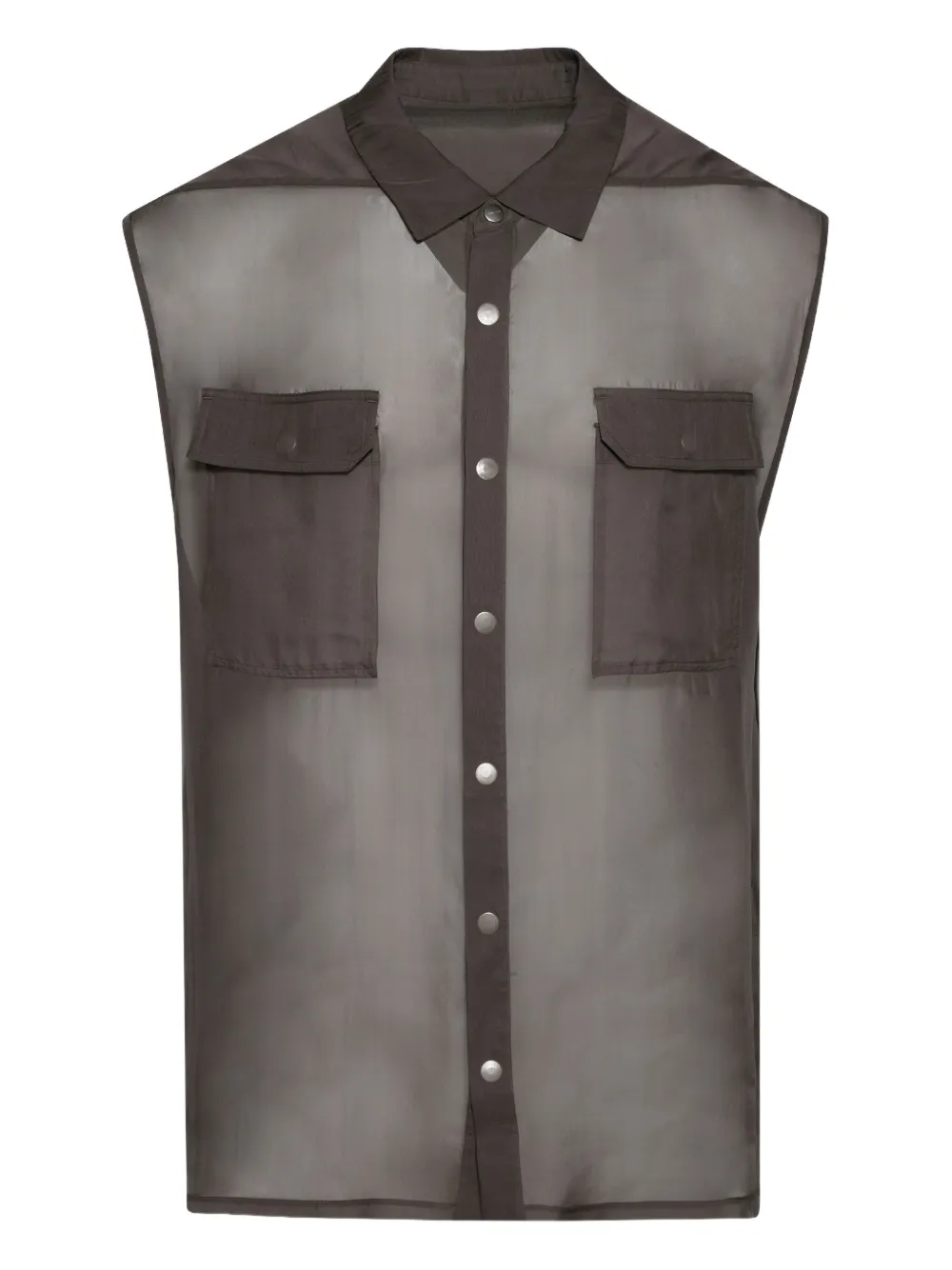 Rick Owens camisa sin mangas | gris | Image 1