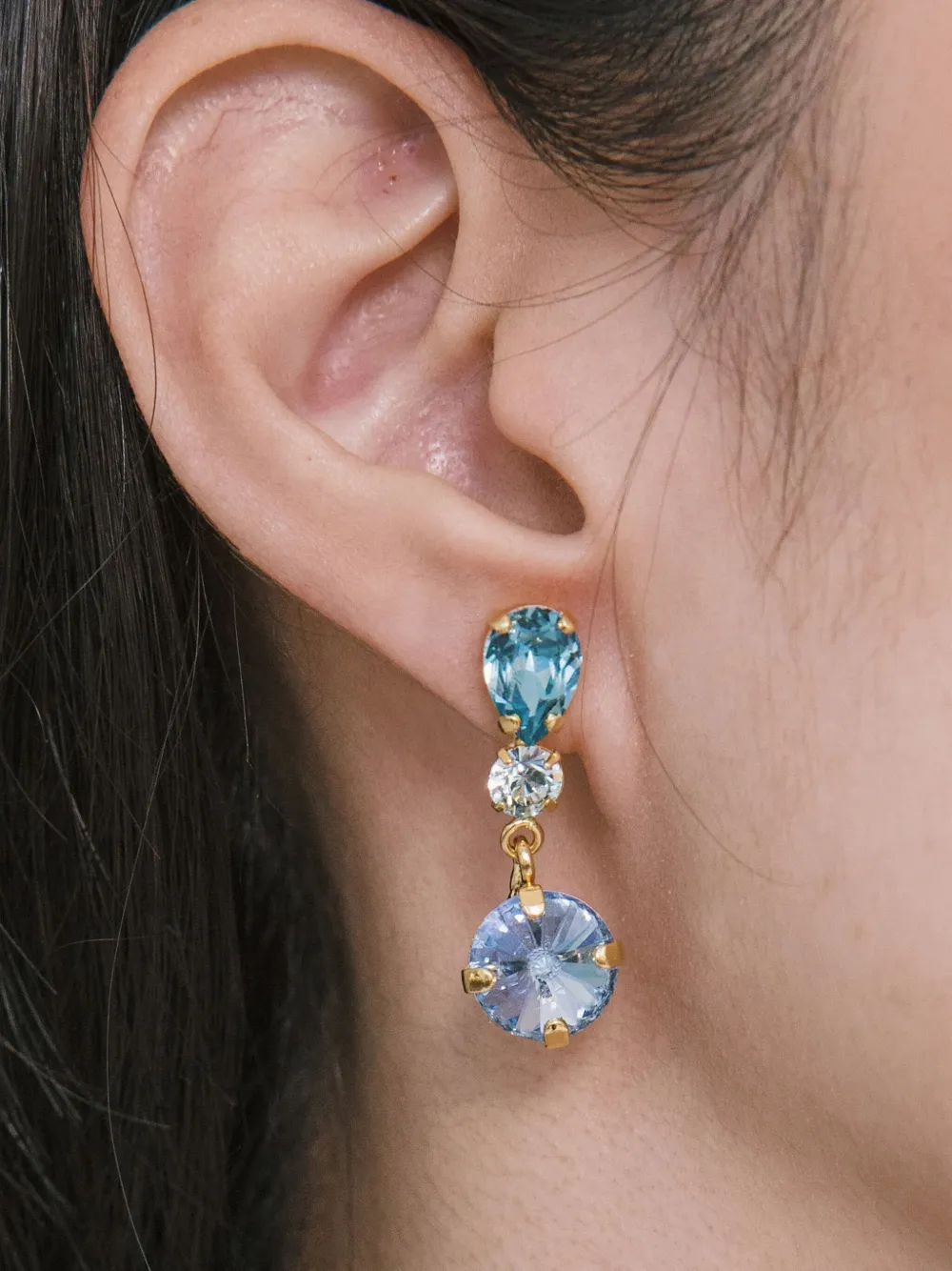 Jennifer Behr Trystan earrings - Blauw