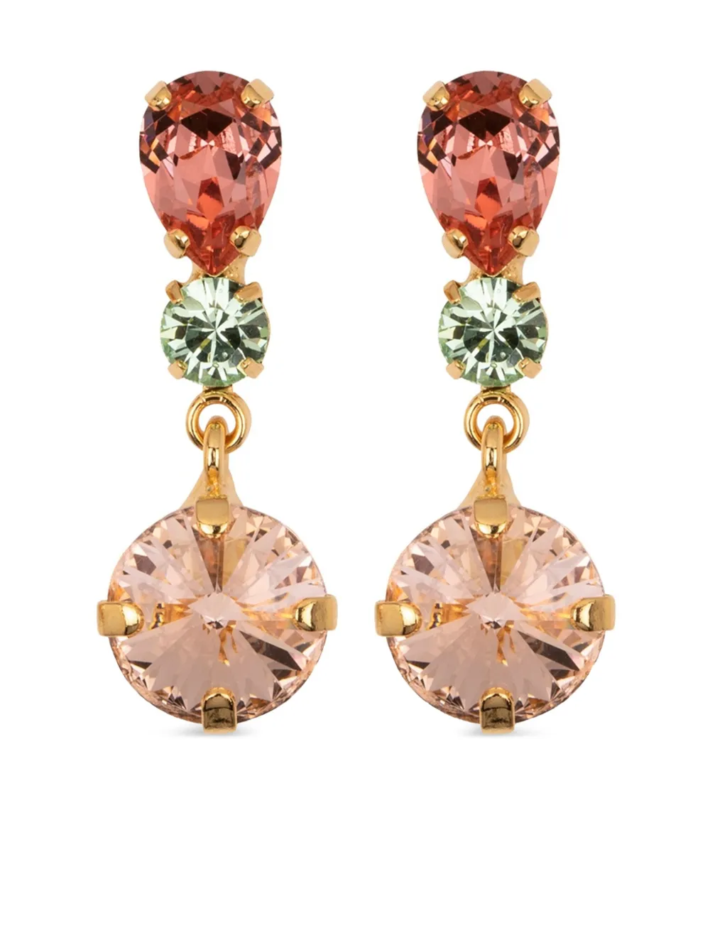 Jennifer Behr Trystan earrings | Pink | Image 1