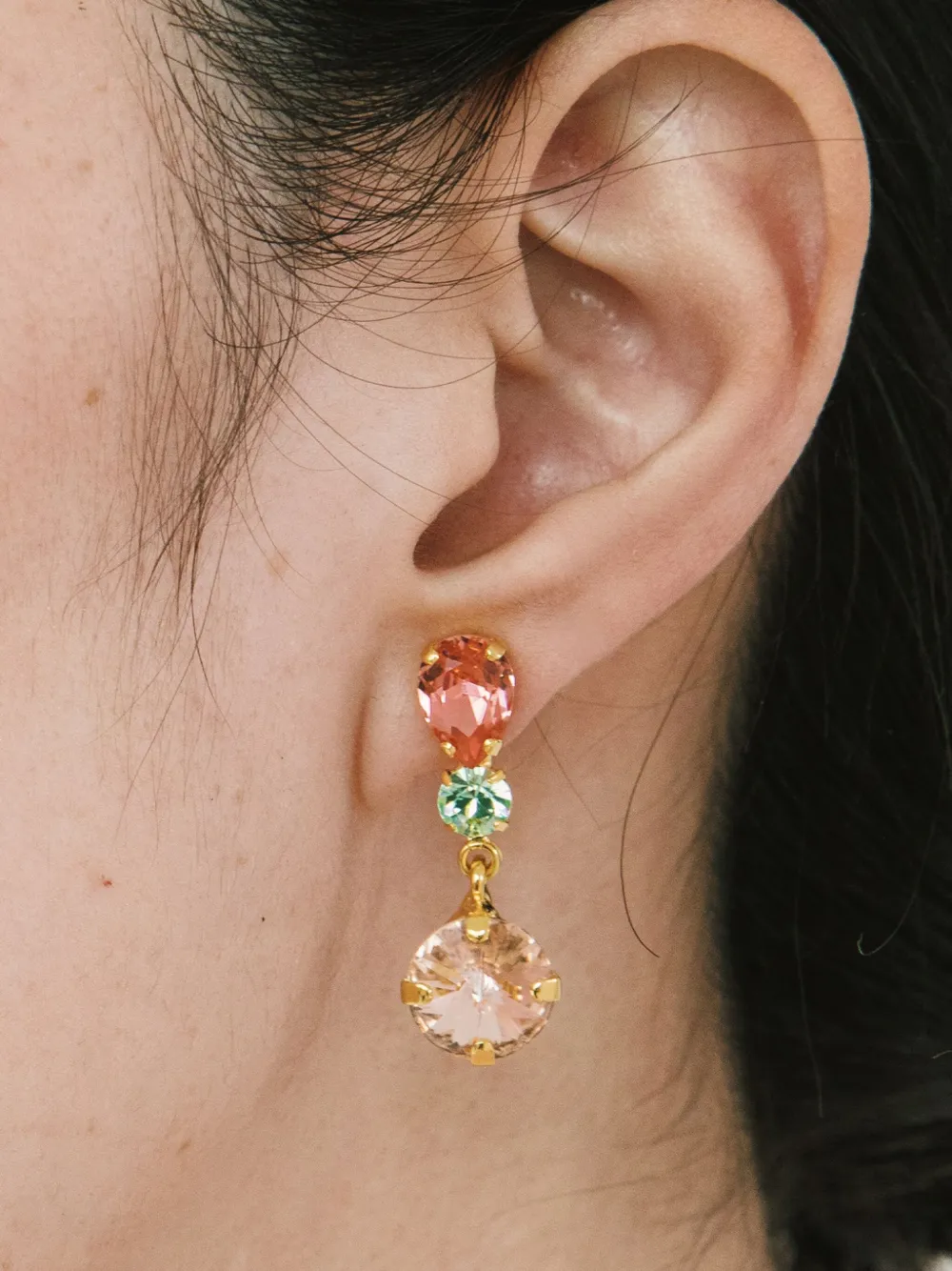 Jennifer Behr Trystan earrings - Roze