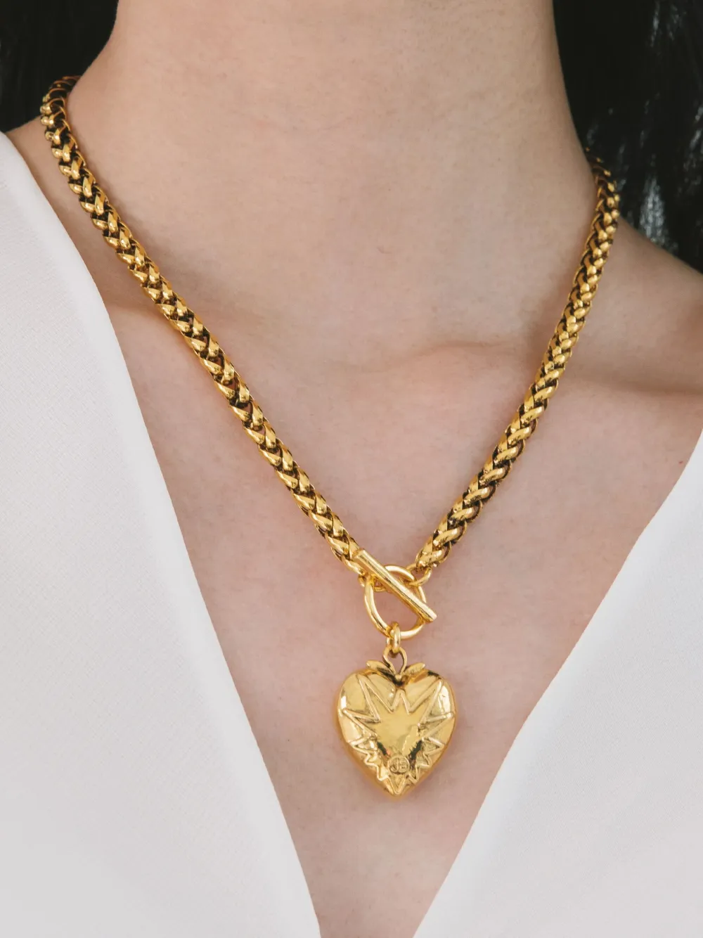 Jennifer Behr Corazon necklace - Goud