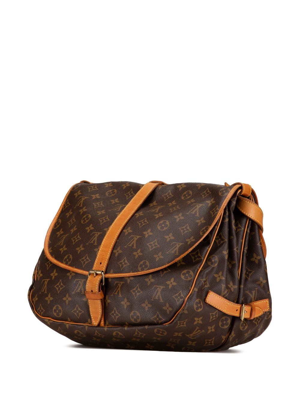 LOUIS VUITTON 1995 MONOGRAM SAUMUR 35 CROSSBODY BAG